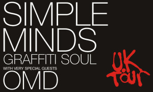 Simple Minds tour poster