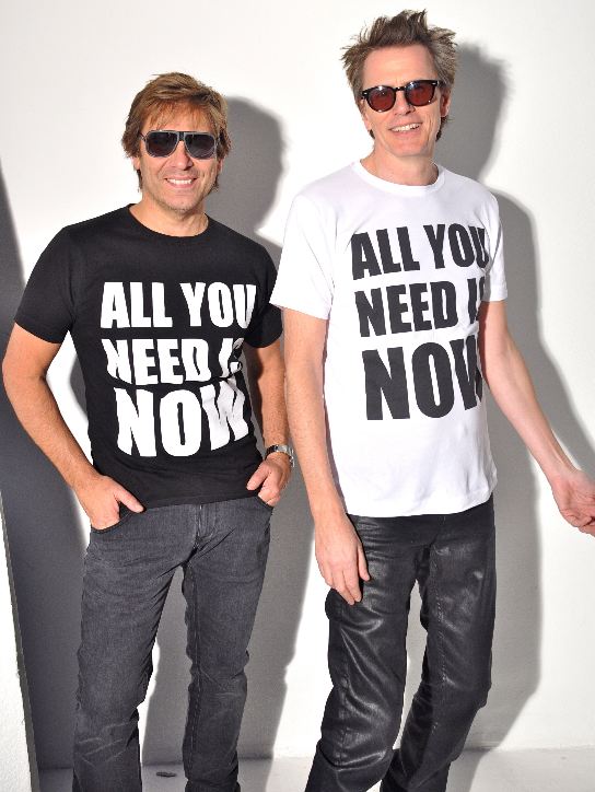 Duran Duran's Roger Taylor and Andy Taylor