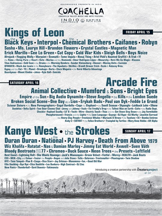 Coachella 2011: Duran Duran, Wire, Suede and reunited Big Audio Dynamite set for festival