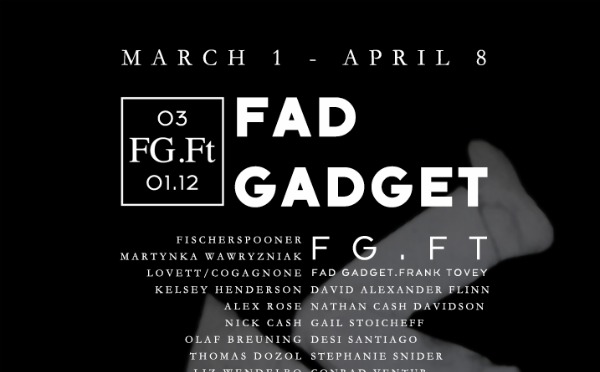 Fad Gadget and Frank Tovey to be honored with month-long FG.Ft tribute in New York