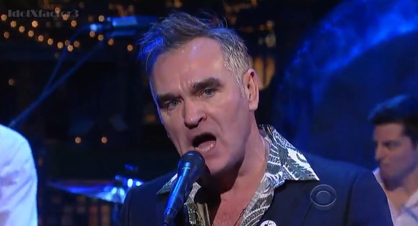 Video: Morrissey sings ‘Action Is My Middle Name’ on ‘Late Show with David Lettterman’