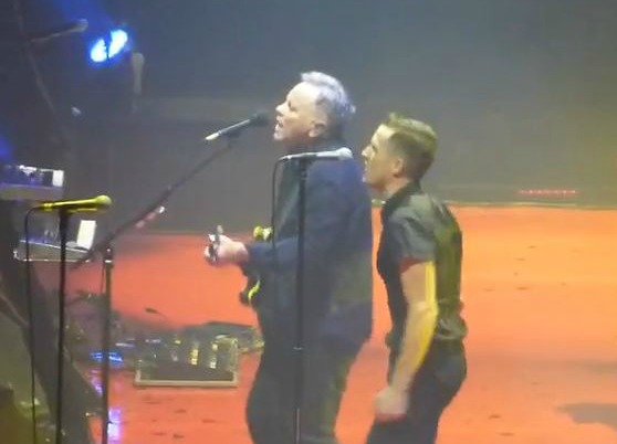 Video: Bernard Sumner joins The Killers to play New Order’s ‘Crystal’ in Manchester