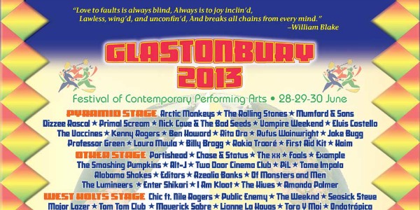 Glastonbury 2013: Nick Cave, Primal Scream, PiL, Tom Tom Club, Johnny Marr — and more
