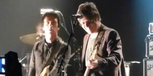 Video: The Smiths’ Johnny Marr, Andy Rourke reunite on ‘How Soon Is Now?’ in Brooklyn