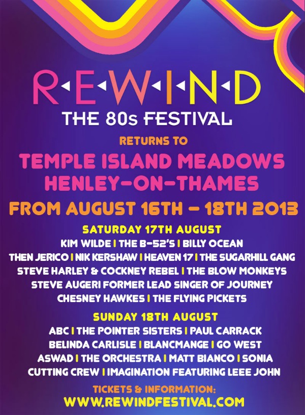 Rewind The 80s Festival