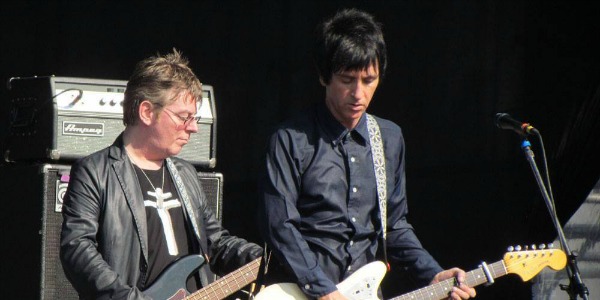 Together again: The Smiths’ Johnny Marr, Andy Rourke play ‘How Soon Is Now?’ in Brazil