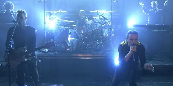 Video: Depeche Mode performs ‘Where’s the Revolution’ on ‘The Tonight Show’