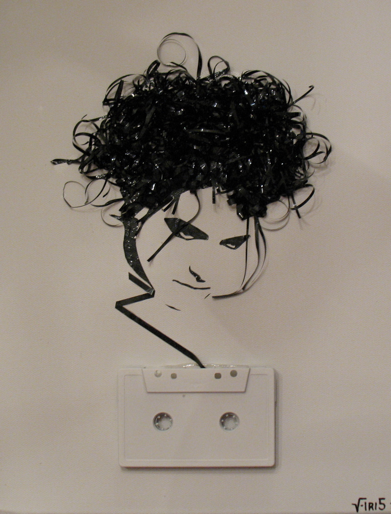 Cassette art: Turning old tapes into Robert Smith, Ian Curtis, Ian Brown