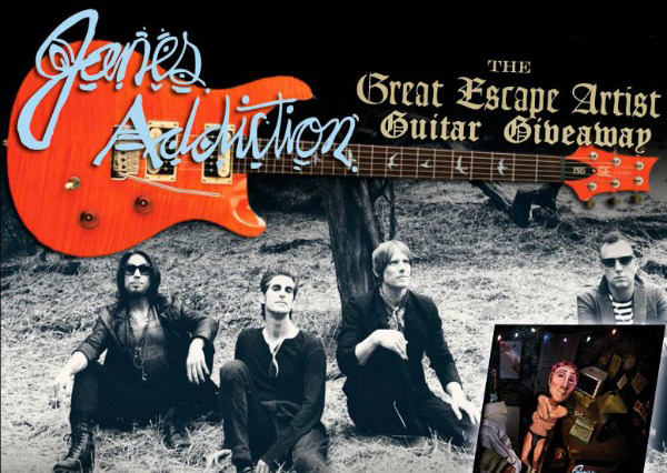 Contest: Win a Jane’s Addiction ‘The Great Escape Artist’ signed guitar — and new CD