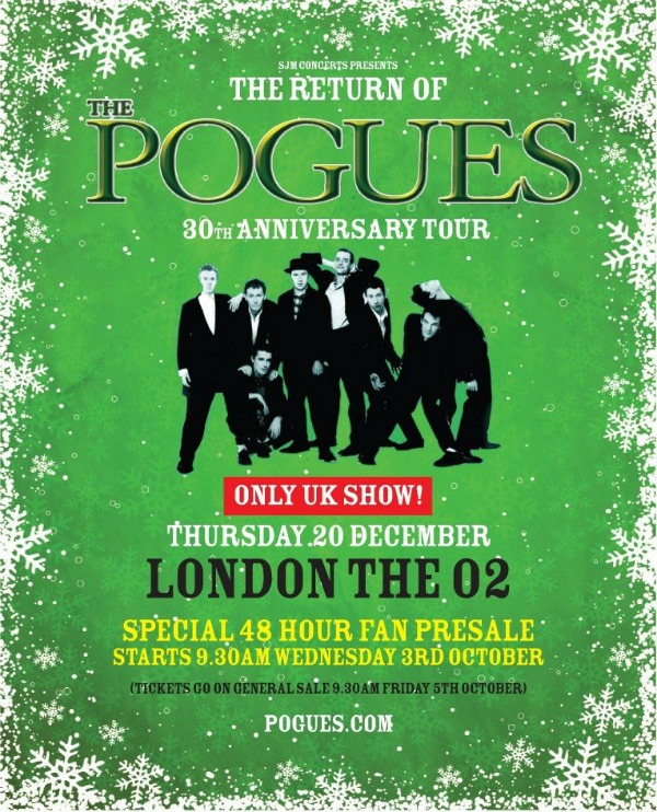 the pogues uk tour