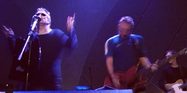Video: Peter Hook and The Mission’s Wayne Hussey perform New Order’s ‘Temptation’