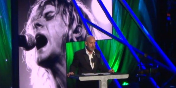 ‘This is not just pop music’: Michael Stipe inducts Nirvana into Rock and Roll Hall of Fame