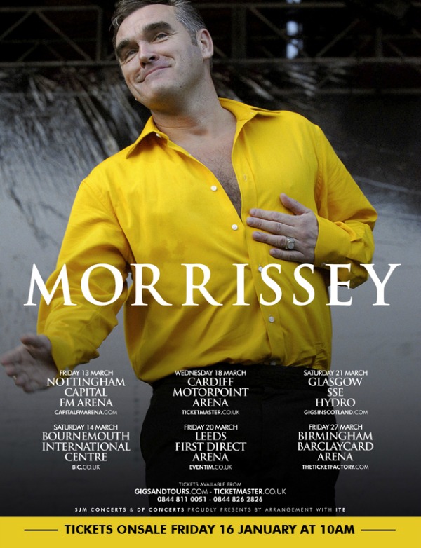 morrissey uk tour dates