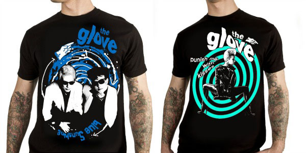 Contest: Win a pair of The Glove T-shirts featuring Robert Smith, Steven Severin