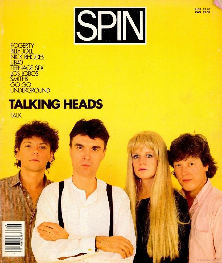 Talking Heads on the cover of the June 1985 edition of @spinmag 

#talkingheads