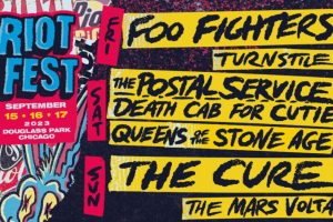 The Cure, The Postal Service, Death Cab For Cutie, Foo Fighters to headline Riot Fest 2023